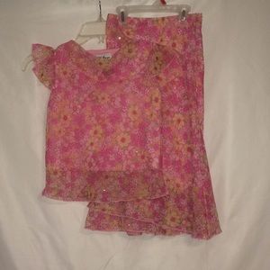 Amy Byer Skirt Set
